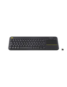 TECLADO LOGITECH K400 RF WIRELESS TOUCHPAD BLACK 2