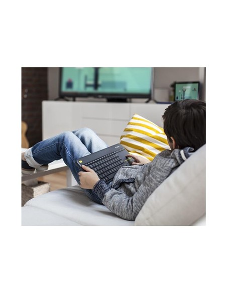 TECLADO LOGITECH K400 RF WIRELESS TOUCHPAD BLACK