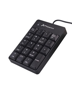 TECLADO NUMERICO PHOENIX KEYPAD USB 19 TECLAS BLACK 2