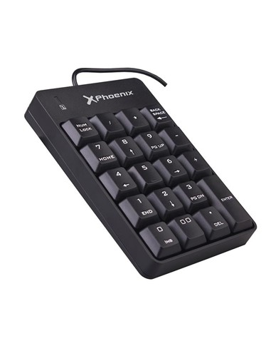 TECLADO NUMERICO PHOENIX KEYPAD USB 19 TECLAS...