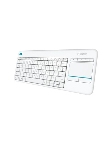 TECLADO LOGITECH K400 RF WIRELESS TOUCHPAD WHITE