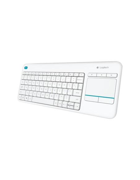 TECLADO LOGITECH K400 RF WIRELESS TOUCHPAD WHITE