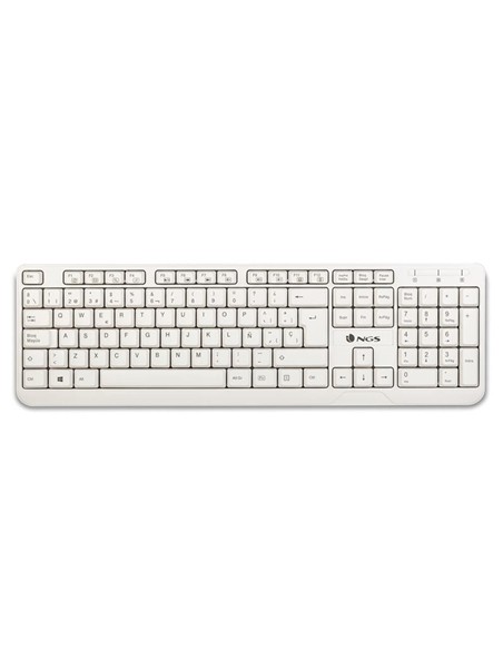 TECLADO NGS SPIKE USB WHITE