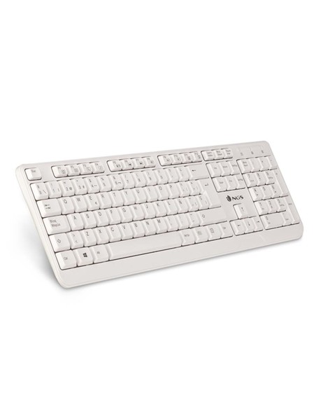TECLADO NGS SPIKE USB WHITE