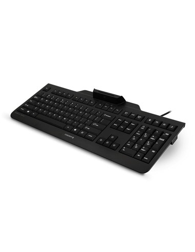 TECLADO + LECTOR CHIP DNI CHERRY KC1000 USB BLACK