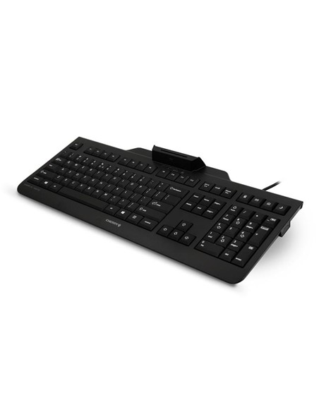 TECLADO + LECTOR CHIP DNI CHERRY KC1000 USB BLACK