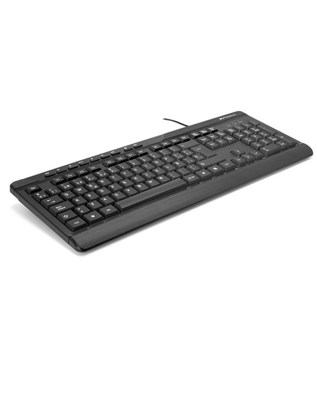 TECLADO PHOENIX MULTIMEDIA USB BLACK
