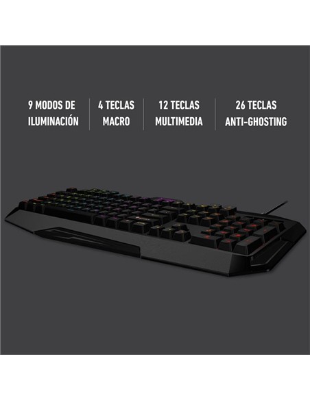 TECLADO PHOENIX GAMING USB RGB
