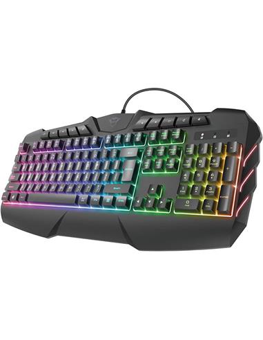 TECLADO TRUST GAMING GXT 881 ODYSS SEMI-MECANICO USB RGB