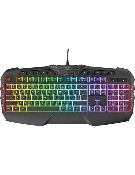 TECLADO TRUST GAMING GXT 881 ODYSS SEMI-MECANICO USB RGB