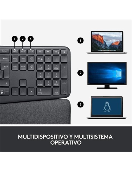 TECLADO LOGITECH ERGO K860 WIRELESS