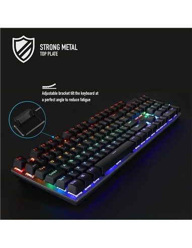 TECLADO NGS GKX-500 GAMING MECANICO USB RGB