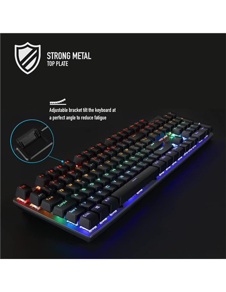 TECLADO NGS GKX-500 GAMING MECANICO USB RGB