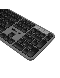 TECLADO PHOENIX K300 MULTIDISPOSITIVO WIRELESS BLACK 2