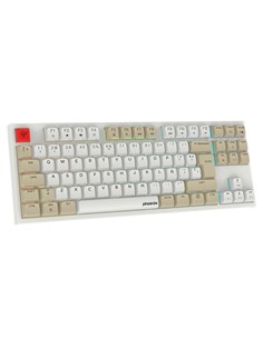 TECLADO PHOENIX ROYAL GAMING MECANICO TKL USB RGB WHITE 2