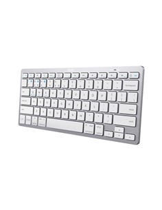 TECLADO TRUST BASICS SLIM WIRELESS BLUETOOTH TKL SILVER