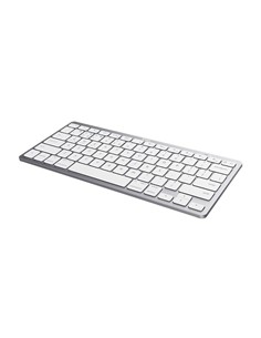 TECLADO TRUST BASICS SLIM WIRELESS BLUETOOTH TKL SILVER 2