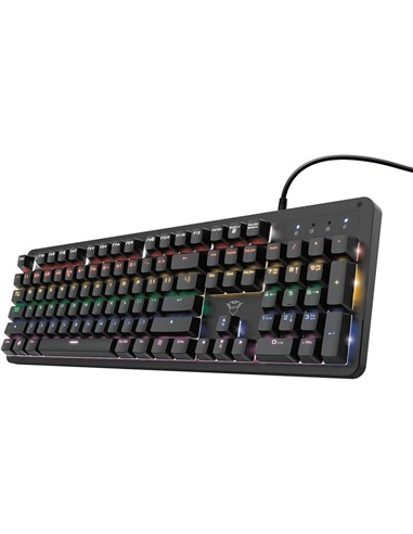 TECLADO TRUST GAMING GXT 863 MAZZ MECANICO USB RGB BLACK