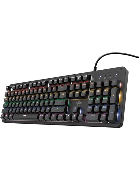 TECLADO TRUST GAMING GXT 863 MAZZ MECANICO USB RGB BLACK