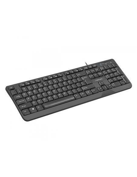 TECLADO NATEC TROUT SLIM USB MULTIMEDIA BLACK