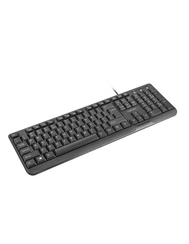 TECLADO NATEC TROUT SLIM USB MULTIMEDIA BLACK