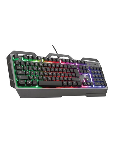 TECLADO TRUST GAMING GXT856 TORAC METALICO USB RGB