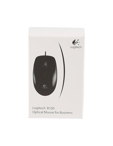 RATON LOGITECH B100 USB BLACK