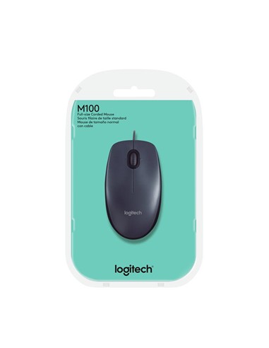 RATON LOGITECH M100 USB BLACK