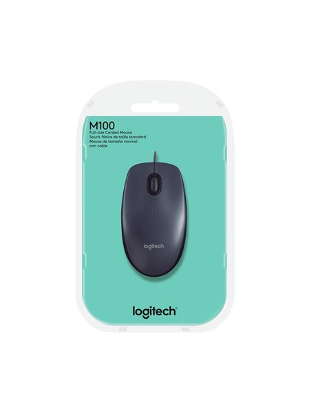 RATON LOGITECH M100 USB BLACK