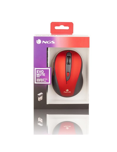 RATON NGS EVO OPTICAL WIRELESS RED