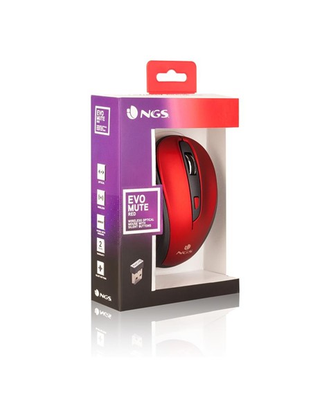 RATON NGS EVO OPTICAL WIRELESS RED
