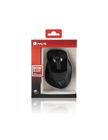 RATON NGS BOW OPTICAL WIRELESS 5 BOTONES BLACK