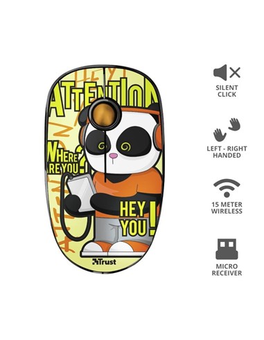 RATON TRUST SKETCH SILENT CLICK WIRELESS YELLOW