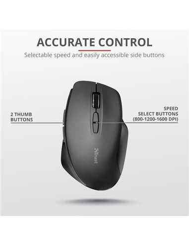 RATON TRUST THEMO RECARGABLE WIRELESS BLACK