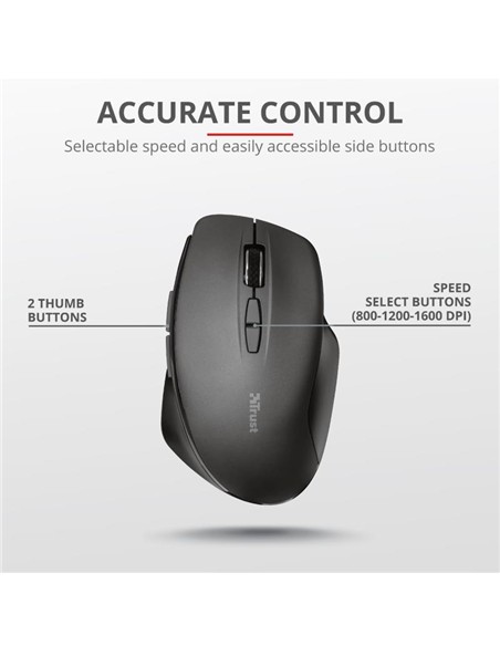 RATON TRUST THEMO RECARGABLE WIRELESS BLACK