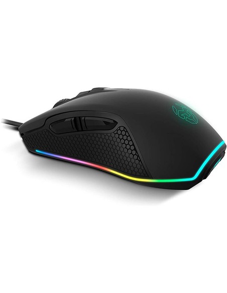 RATON KROM KENON RGB LIGHTNING NEGRO NXKROMKENON