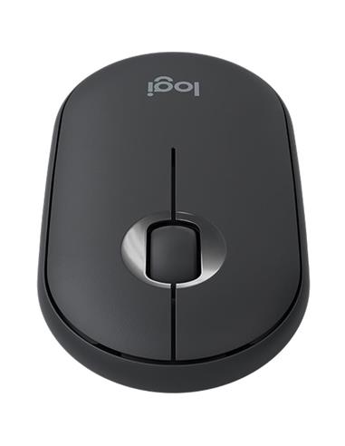 RATON LOGITECH PEBBLE M350 WIRELESS GRAFITO