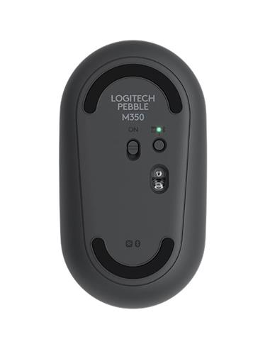 RATON LOGITECH PEBBLE M350 WIRELESS GRAFITO