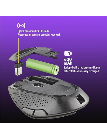 RATON NGS EVO RUST WIRELESS SILENT BLACK