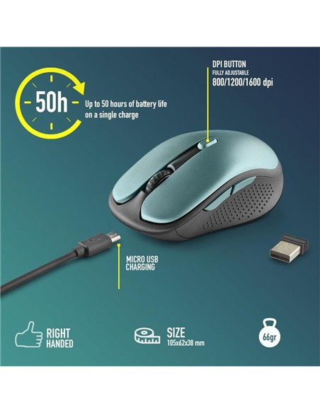 RATON NGS EVO RUST WIRELESS SILENT BLUE