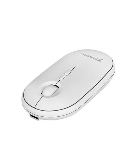 RATON PHOENIX REBBLE SILENT 1600DPI WIRELESS BLUETOOTH RECARGABLE WHITE