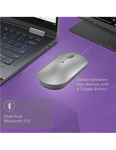 RATON LENOVO M600 WIRELESS SILENT GREY