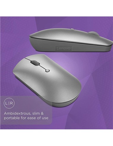 RATON LENOVO M600 WIRELESS SILENT GREY