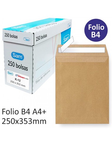 BOLSAS UNI KRAFT 250X353 AUT.RF:13839/236937.