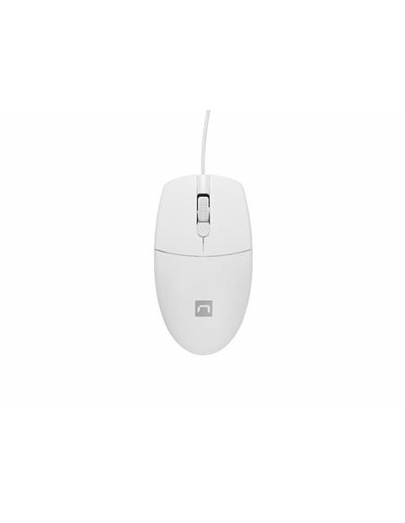 RATON NATEC RUFF 2 1000DPI USB WHITE