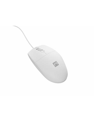 RATON NATEC RUFF 2 1000DPI USB WHITE