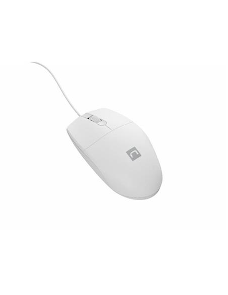 RATON NATEC RUFF 2 1000DPI USB WHITE
