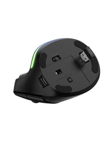 RATON TRUST BAYO WIRELESS ERGONOMIC RGB BLACK