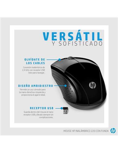 RATON HP WIRELESS 800DPI BLACK