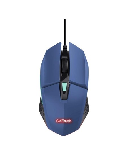 RATON TRUST GAMING GXT 109B FELOX RGB USB 6400DPI 6 BOTONES BLUE